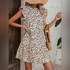 Women's leopard print dress